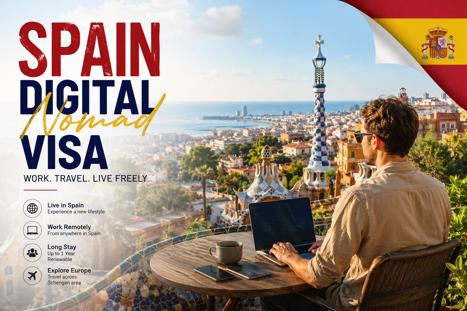 Spain Digital Nomad Visa 2026: Requirements, Eligibility, Benefits & Application Process